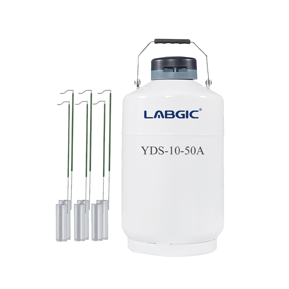 YDS-10-50A 10L液氮罐,50mm口径