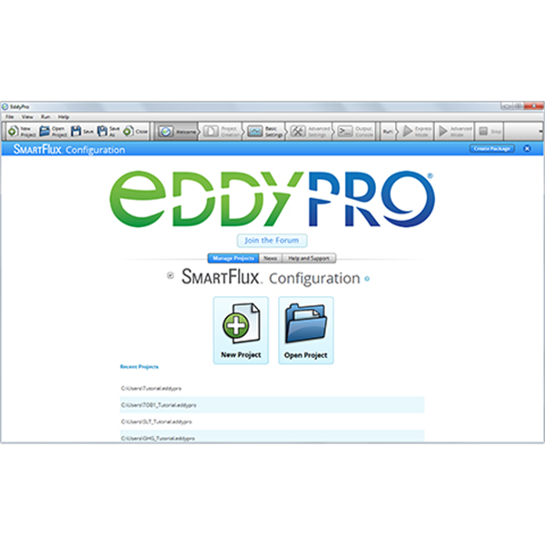 EddyPro 涡度协方差数据处理工作站及软件