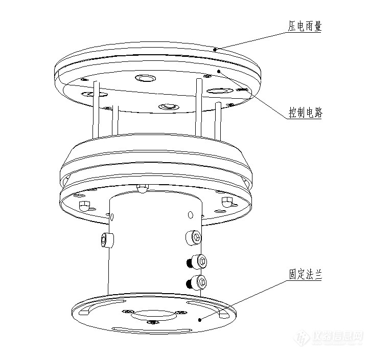 压电雨量计-一款金属材质压电雨量传感器2024顺丰包邮全+境+派+送