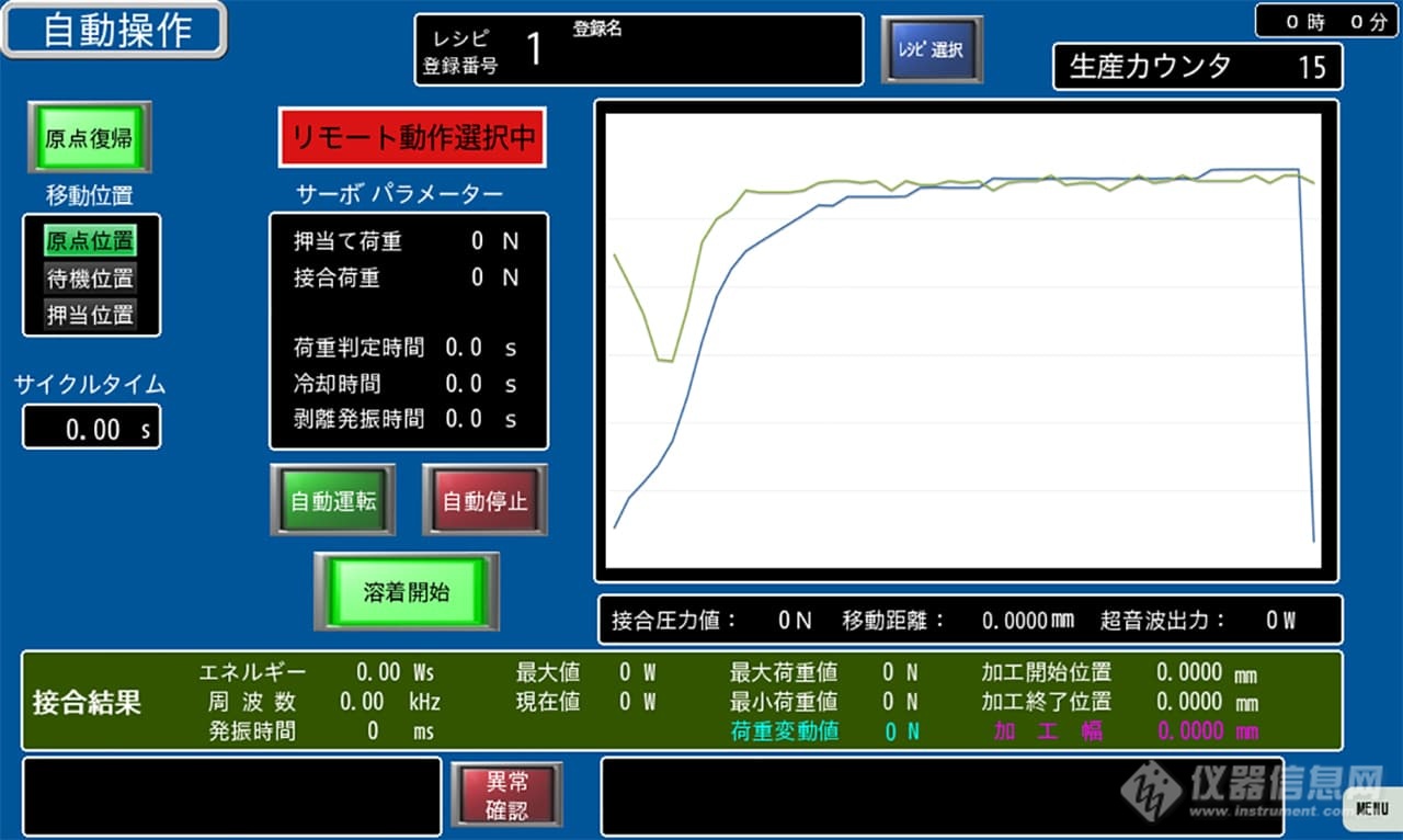 易于阅读的连接结果显示屏