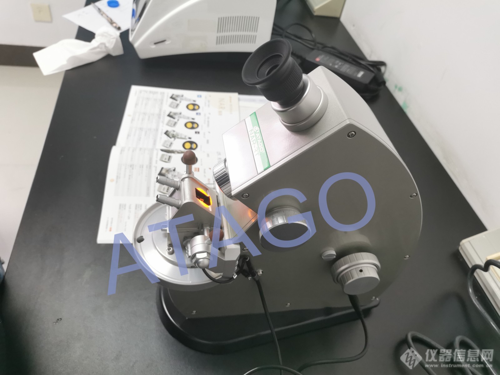 ATAGO爱拓高精度阿贝折光仪NAR-3T测量药品溶液折射率 (1).jpg