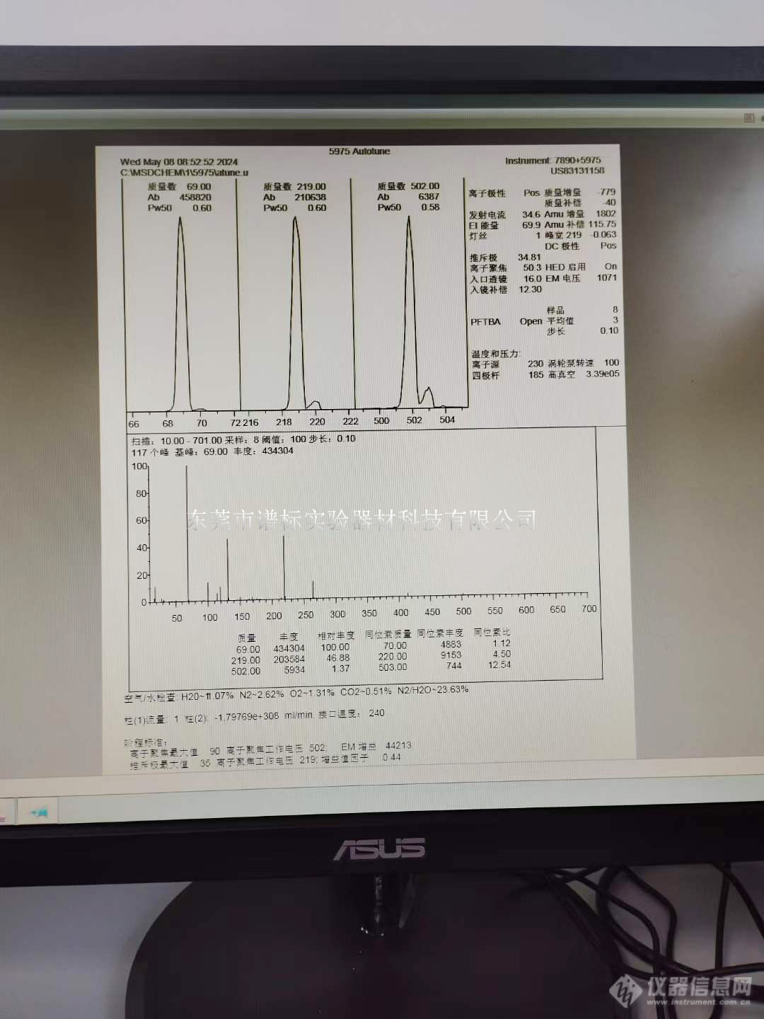 安捷伦气相色谱仪质谱联用仪GCMS 7890A-5975C在安徽安装用于化学分析领域