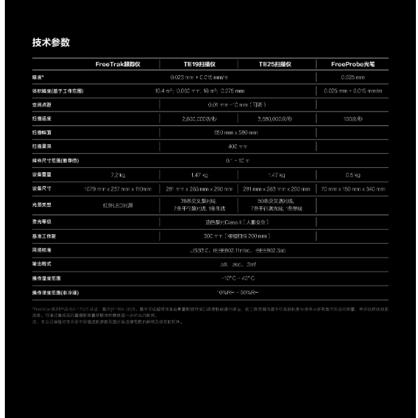 先临三维+三维扫描仪+FreeScan Trak Pro2（球扫）