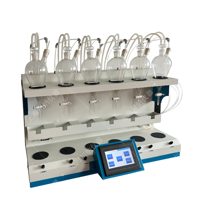 6位自动液液萃取仪CH-CQ-6D水中挥发酚萃取装置