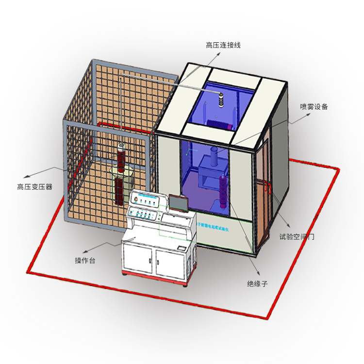 绝缘子伞套耐漏电及耐电蚀损试验机NLD-AIIA