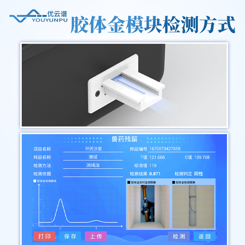 优云谱鸡蛋药物残留检测仪YP-SY