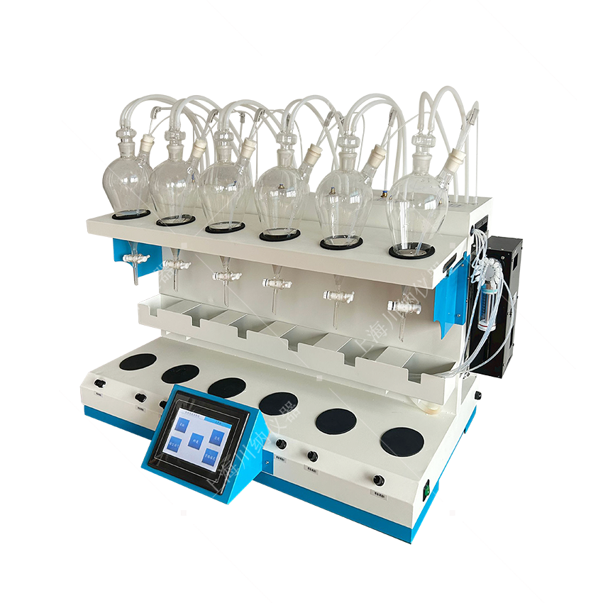 6位自动液液萃取仪CH-CQ-6D水中挥发酚萃取装置