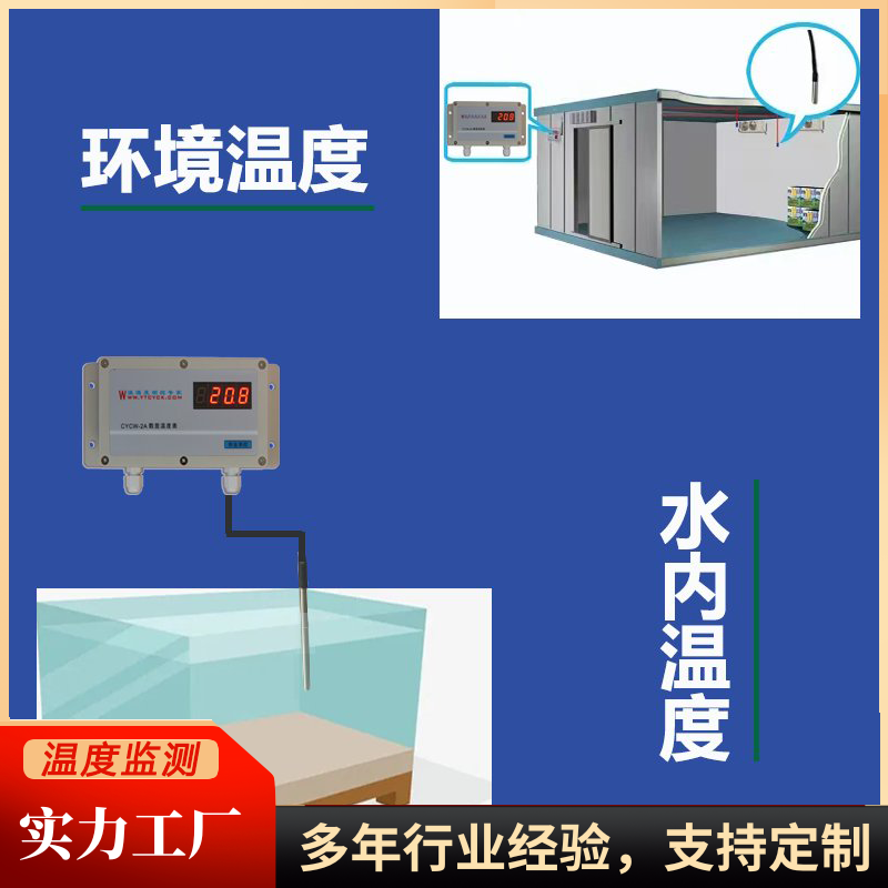 创佳电子CYCW-A1数字温度显示仪冷库低温数显表防水温度仪表供应