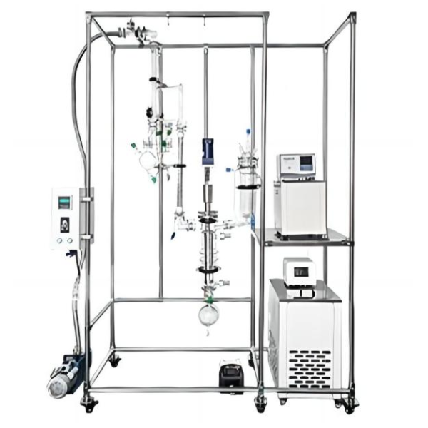 小型薄膜精馏塔负压刮膜式精馏装置