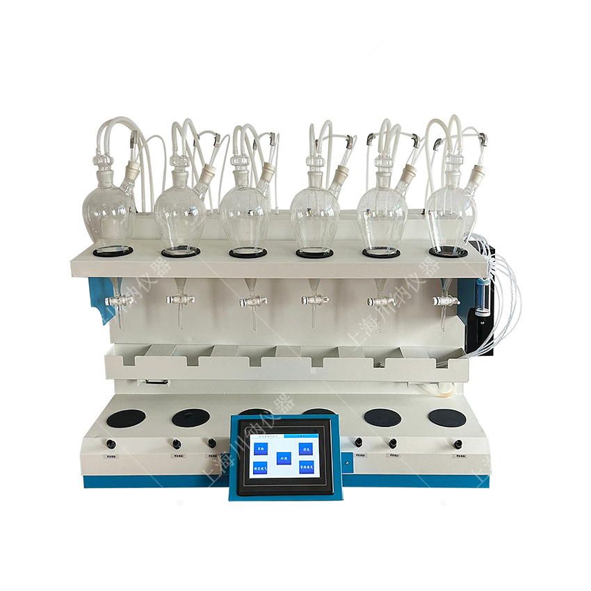 6位自动液液萃取仪CH-CQ-6D水中挥发酚萃取装置