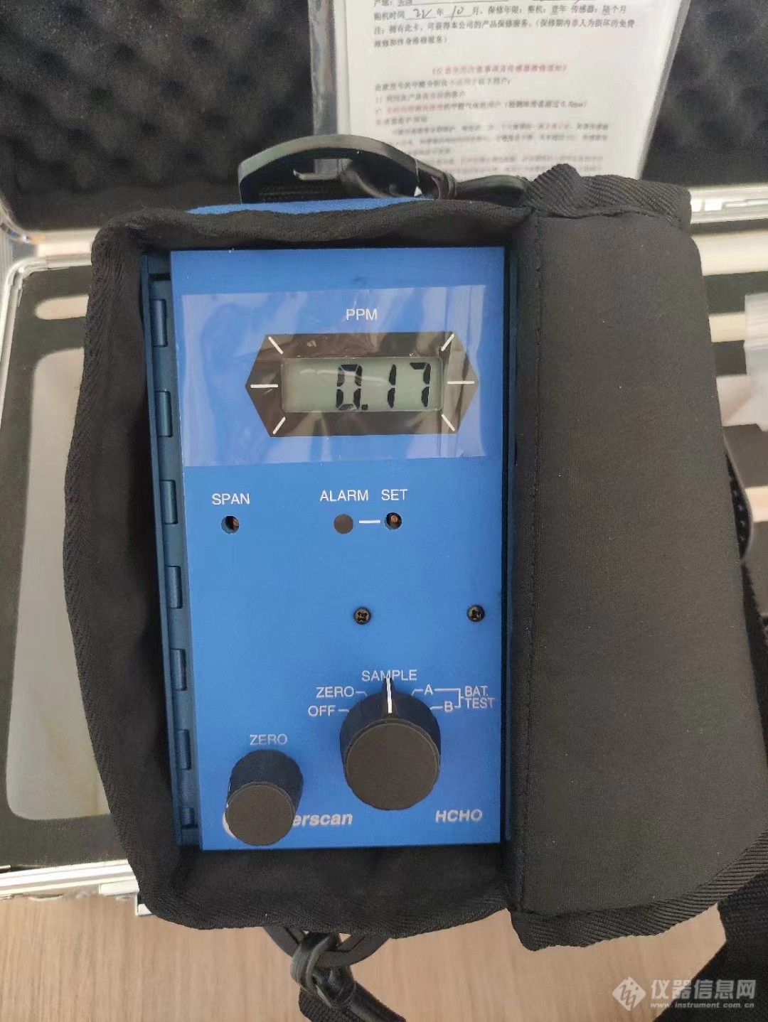 4160-11甲醛检测仪检测室内环境中低浓度甲醛气体