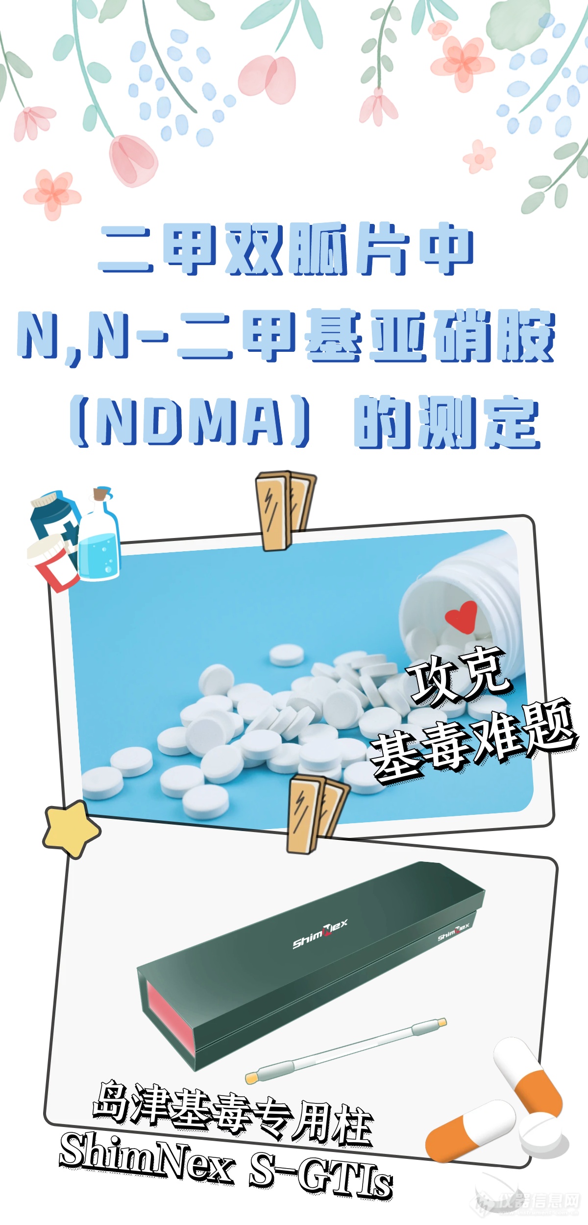 特色方案｜二甲双胍片中N,N-二甲基亚硝胺（NDMA）的测定