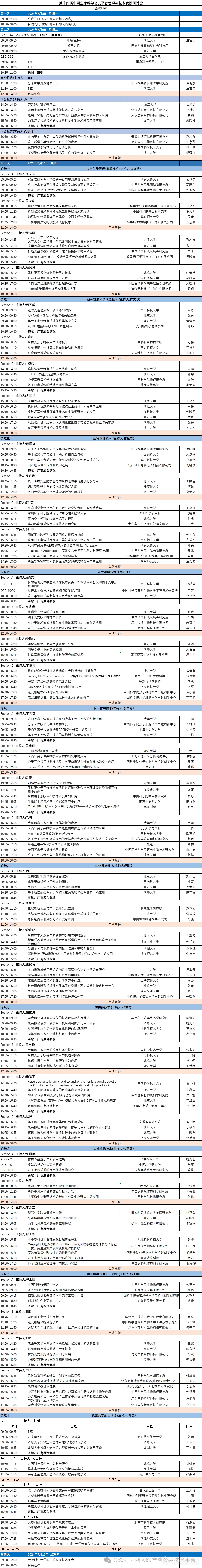 第十四届中国生命科学公共平台管理与技术发展研讨会第二轮通知