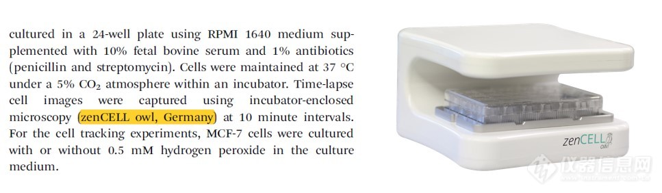 zenCELL owl活细胞动态成像系统用于细胞追踪算法的开发