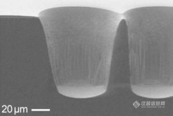 Etching of GaAs via holes using Cl2 / BCl3 / Ar gas mixture