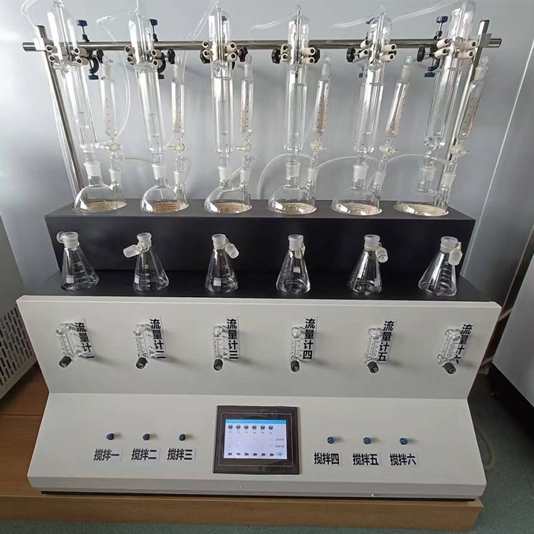 新国标二氧化硫蒸馏仪水蒸汽SO2残留量测定装置