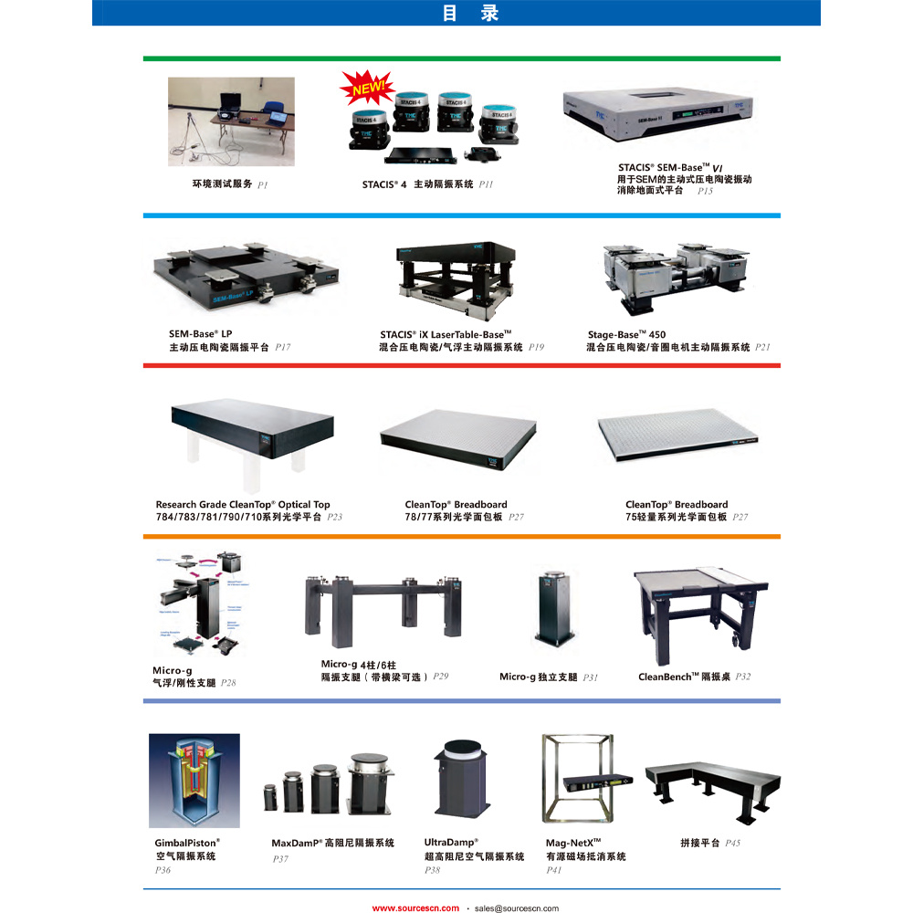美国TMC光学隔振平台 森泉光电中国区代理