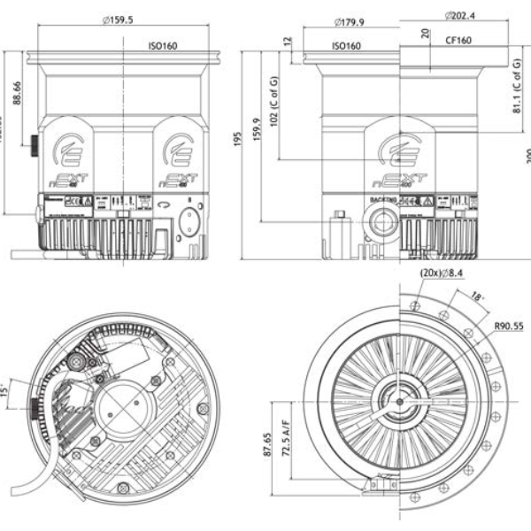 Edwards nEXT400D涡轮分子泵