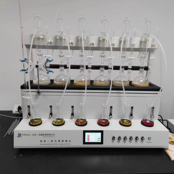 食药二氧化硫蒸馏仪-自动加酸