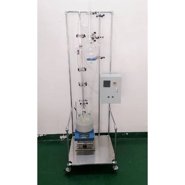 实验室小试精馏装置 玻璃精密精馏蒸馏装置 
