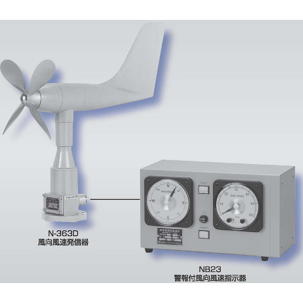 日本ANEOS阿尼奥斯；带警报的风向风速计 N-23