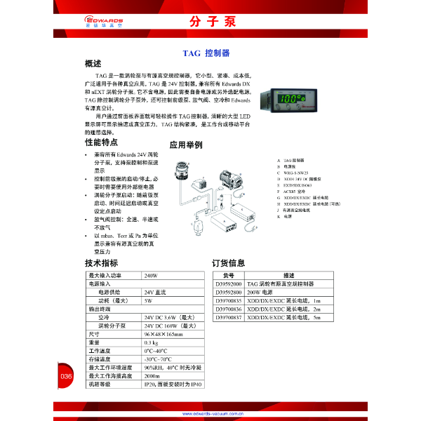 Edwards TAG控制器