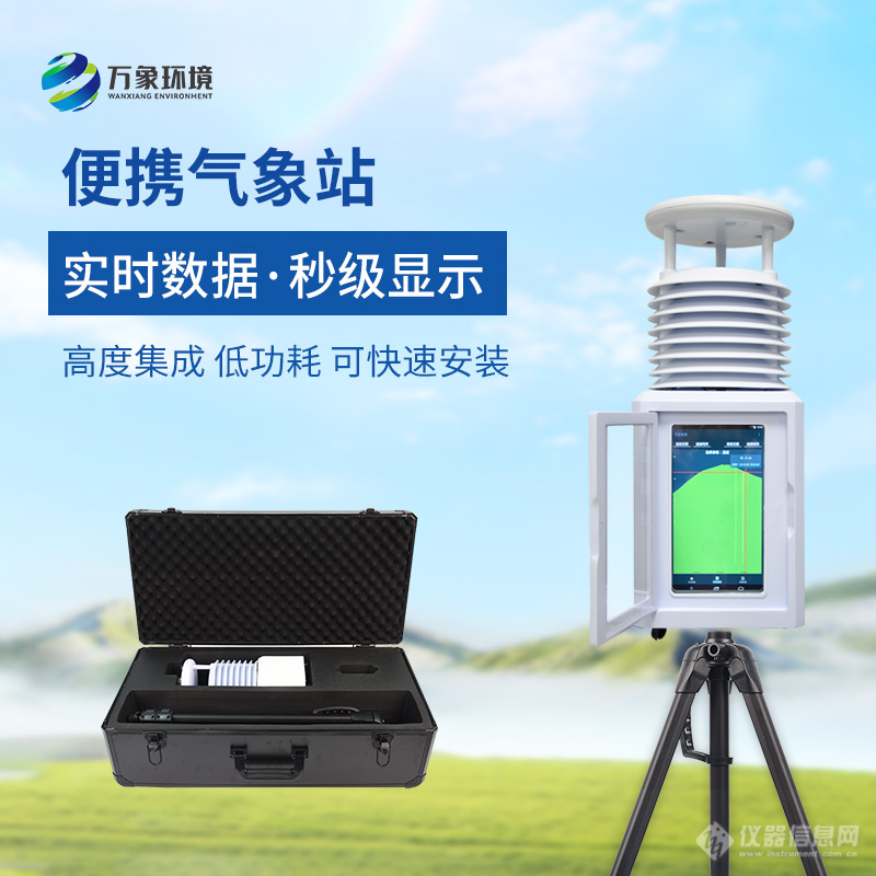便携式微型气象环境监测站站WX-BQX5P