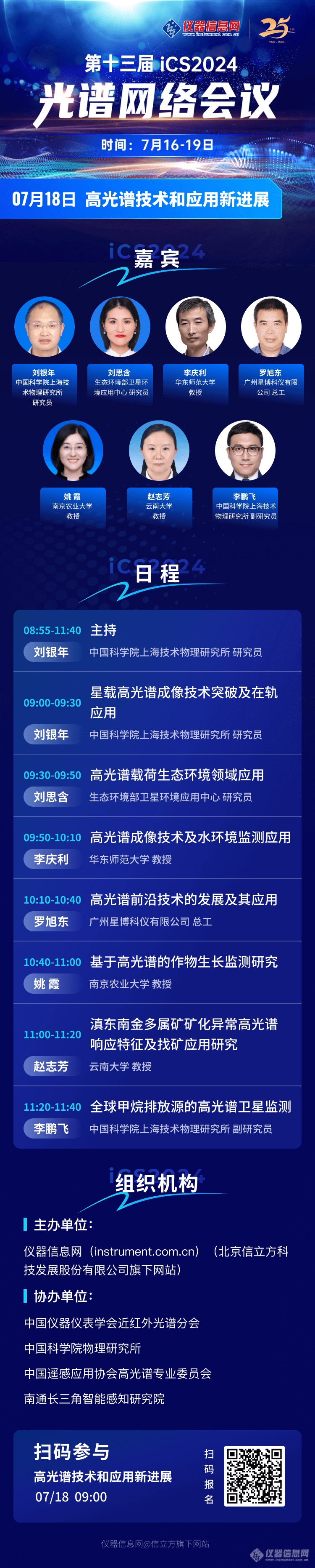 极具诱惑的高光谱给应用市场提供了这些期待，iCS2024带你一探究竟