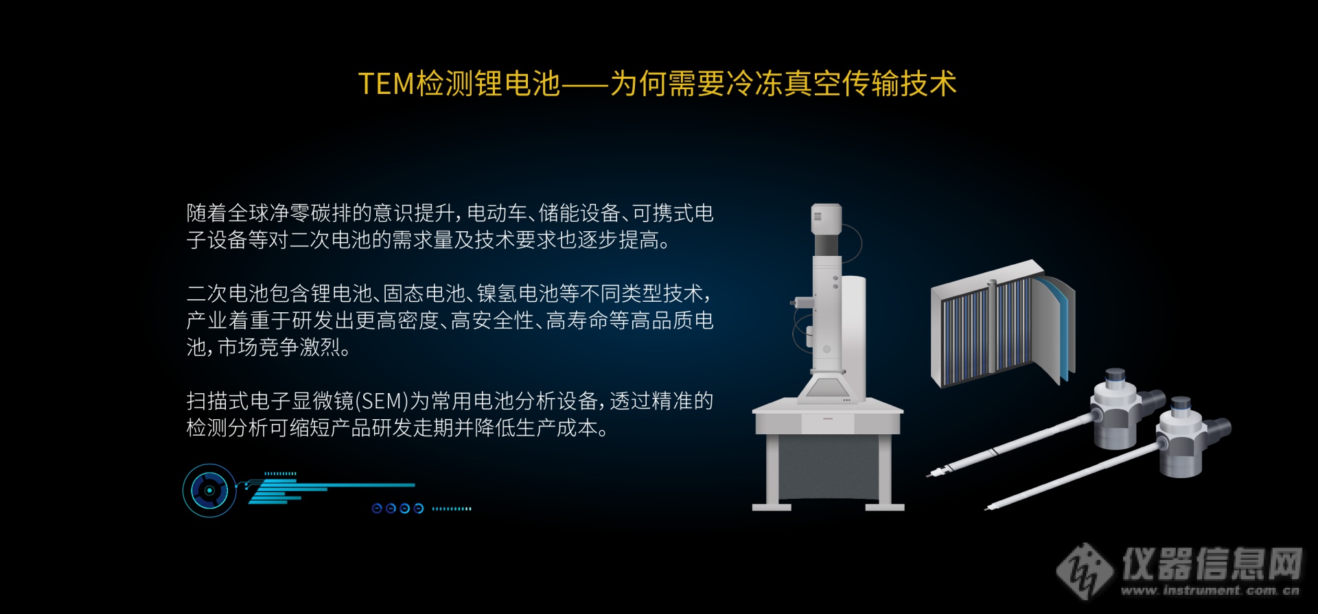 锂电池材料分析解决方案-TEM专用真空传输暨冷冻系统