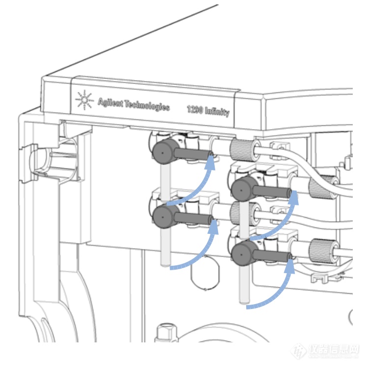 安捷伦1290液相更换入口阀和更换出口阀