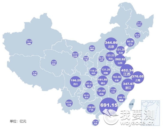 图 2-4 2023 年全国检验检测机构营收地区分布图.png