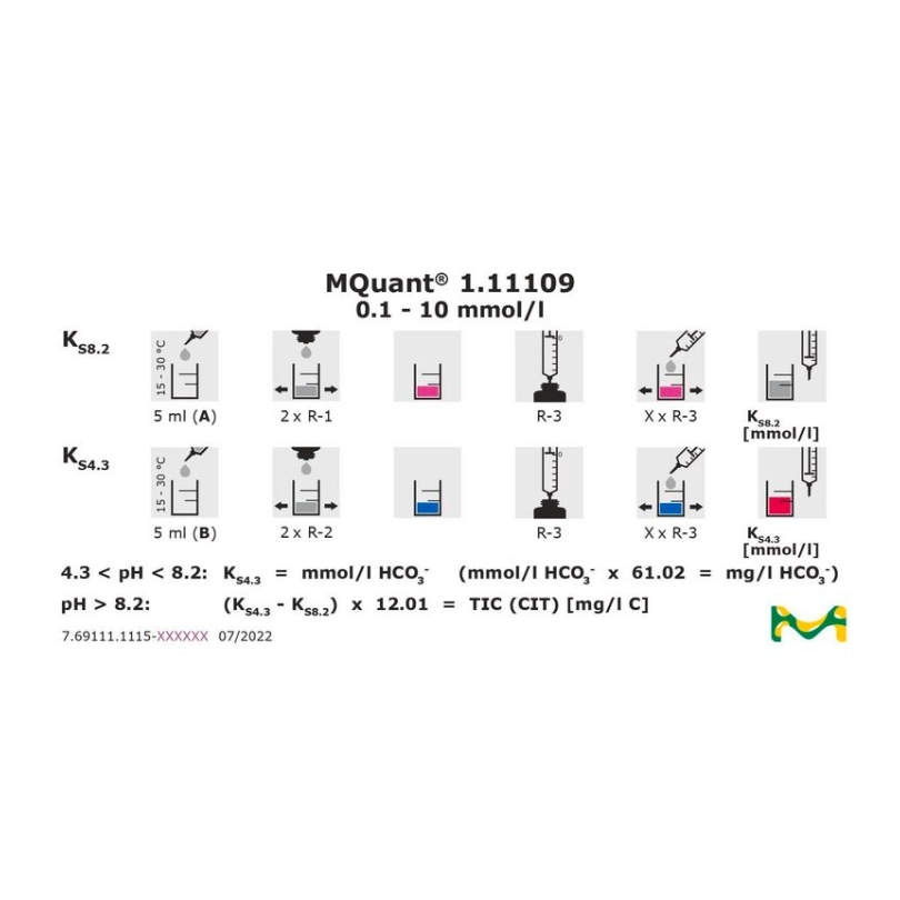 德国Merck 碱度测试盒 1.11109.0001