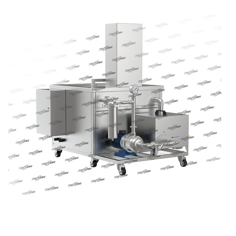 云奕单槽超声波清洗机循环过滤系统工业清洗机设备
