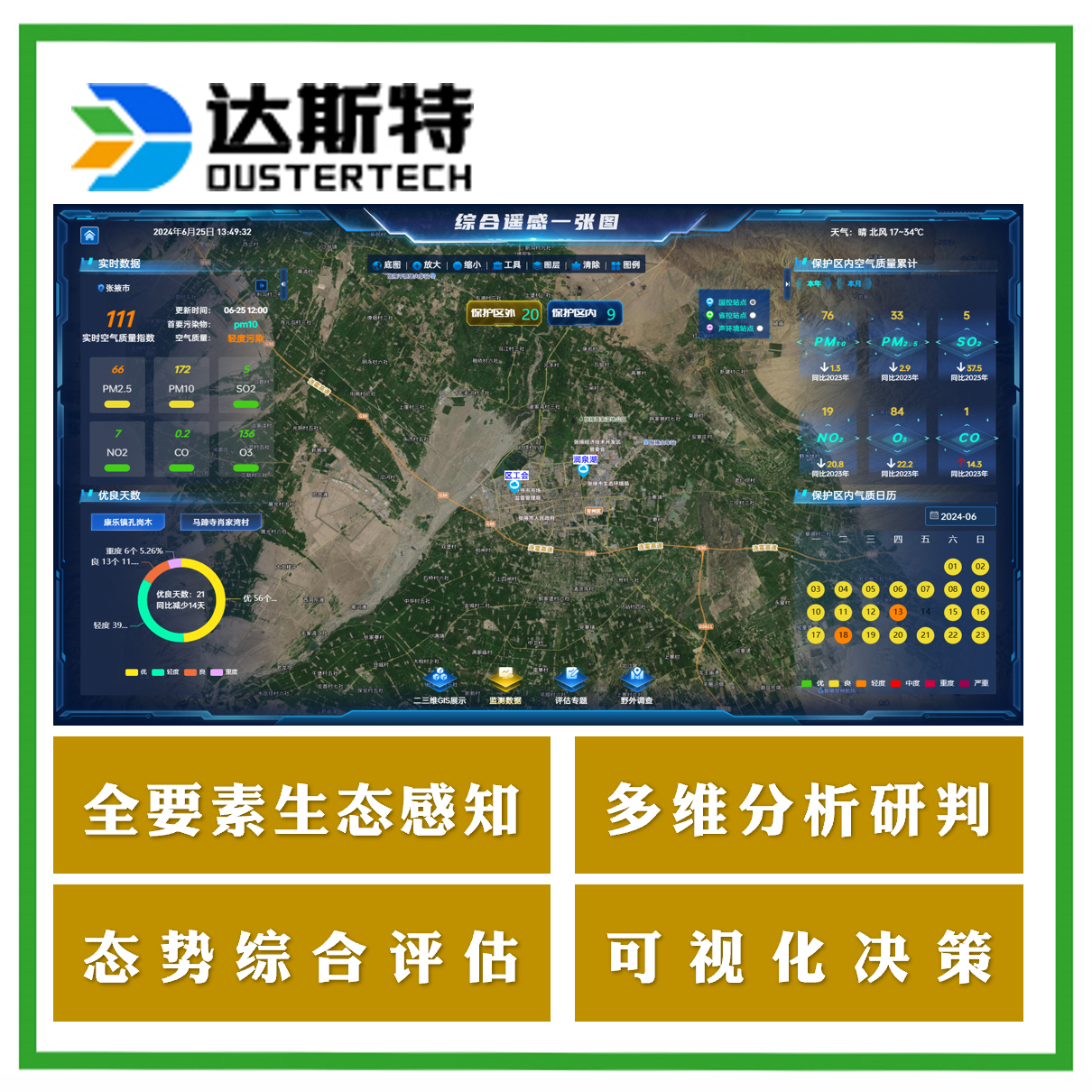 自然保护地“天空地”一体化智慧监管平台 自然保护区/国家公园