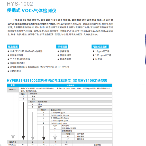 便携式 V O CS气体检测仪