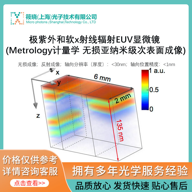 极紫外和软x射线辐射EUV显微镜 (Metrology计量学 无损亚纳米级次表面成像)