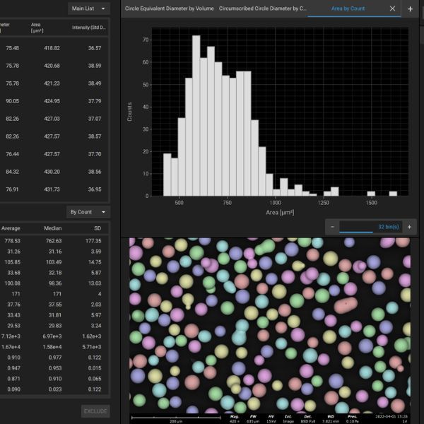 Phenom Particle Metric 颗粒测试