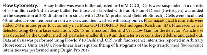 Orflo快速流式细胞仪助力新型基因编码钙指示剂的研究