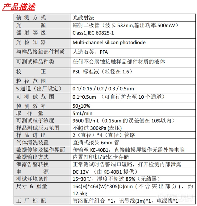 日本RION测光阻专用液体粒子计数器: KS-41A, KS-41B