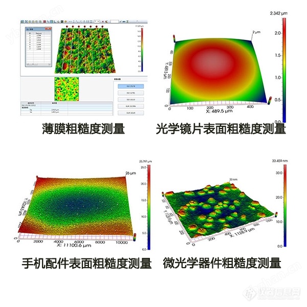 非接触式光学3D表面粗糙度轮廓仪