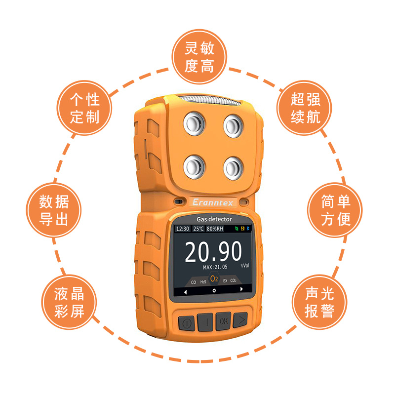 逸云天便携扩散式二氧化碳测试仪MS104K-CO2