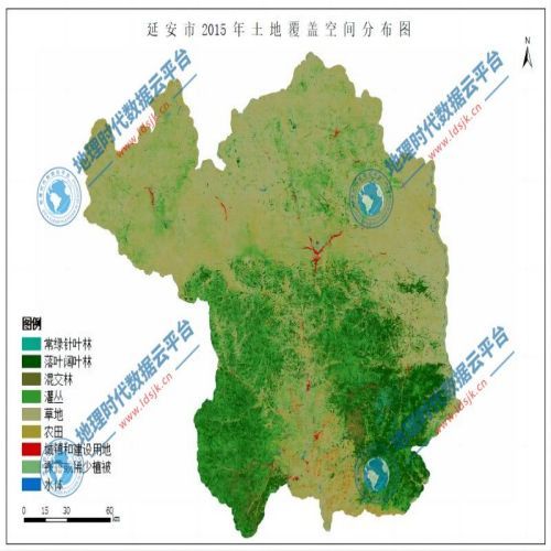 生态系统类型空间分布数据