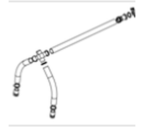 97055-62007  Two pump hose assembly