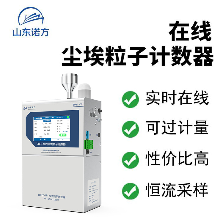 28.3L在线尘埃粒子计数器 诺方SDS3907