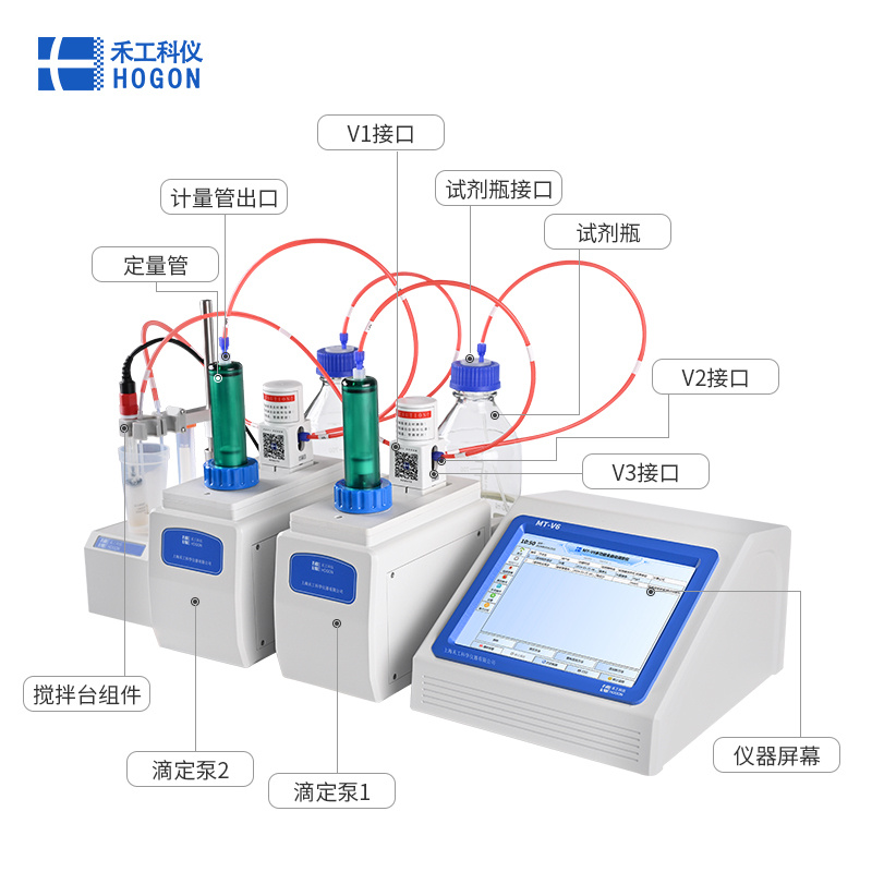 禾工科仪 MT-V6 多功能全自动电位滴定仪