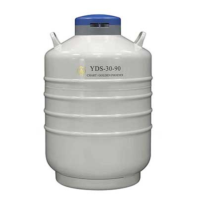 成都金凤液氮罐YDS-30-90贮存型液氮生物容器30L直发