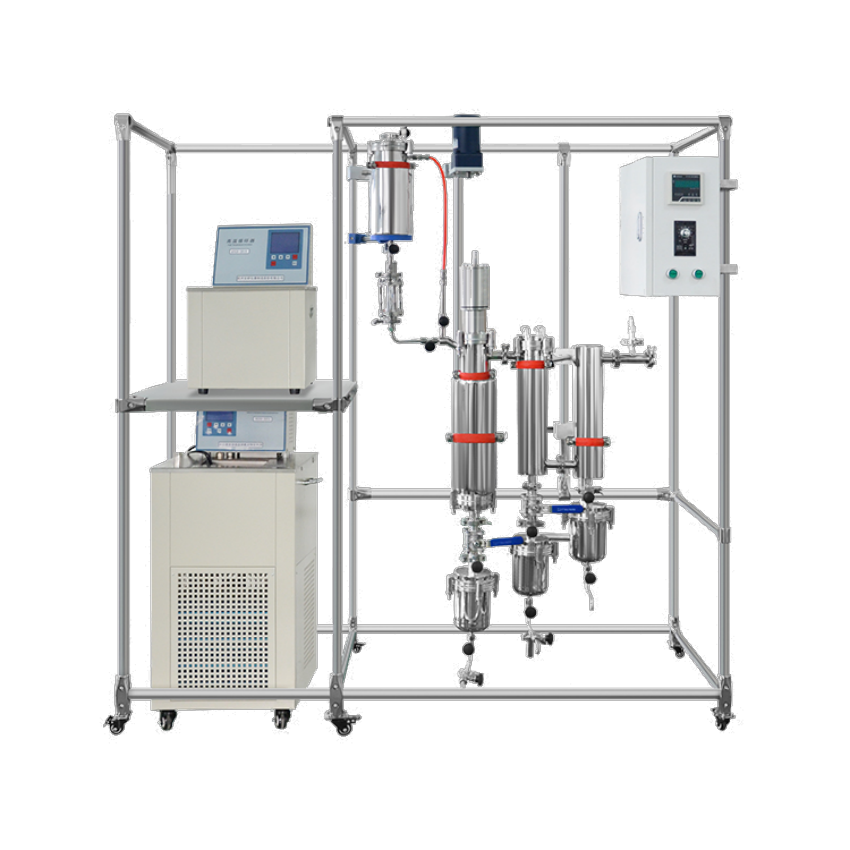 不锈钢分子蒸馏仪实验室短程刮膜式提纯装置