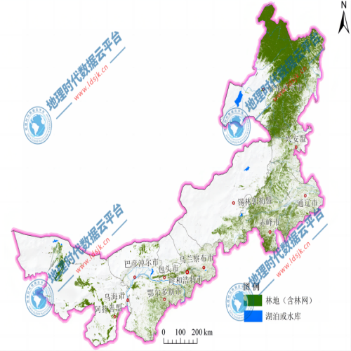 生态系统类型空间分布数据