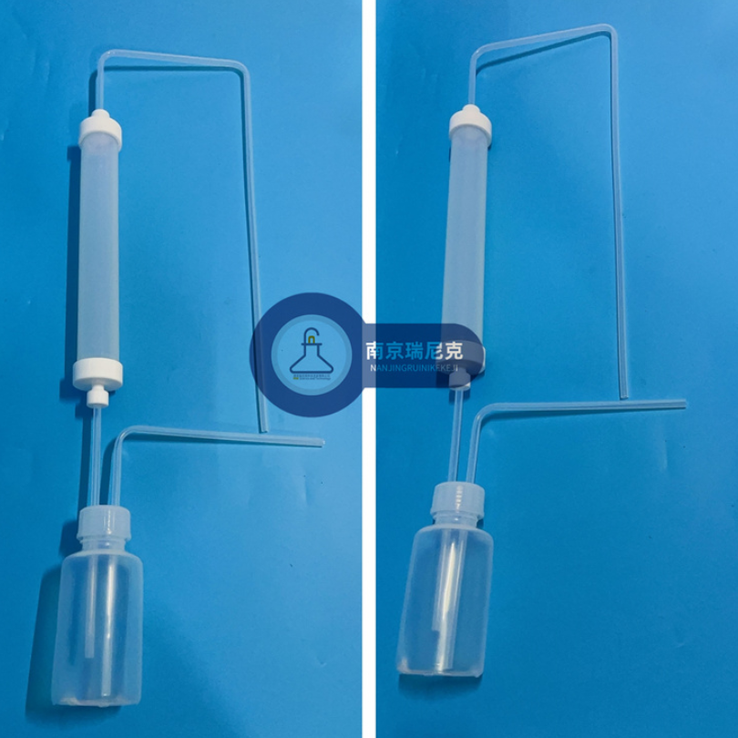 特氟龙耐腐蚀PFA过滤柱离子交换柱可定制36*30*600mm筛板定制