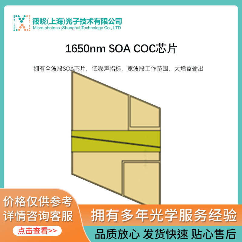 1650nm SOA COC芯片